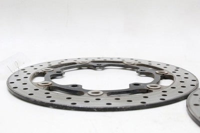 06-09 YAMAHA YZF R6S OEM FRONT BRAKE DISC ROTORS PAIR