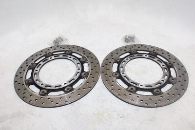 00-03 YAMAHA YZF R1 OEM FRONT LEFT RIGHT BRAKE ROTORS DISCS