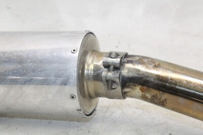 2001 SUZUKI HAYABUSA GSX1300R OEM EXHAUST PIPE MUFFLER SLIP ON CAN SILENCER