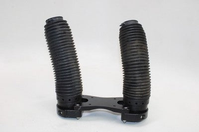 2018 KAWASAKI KLR650 FORK BOOT COVER PAIR W CENTER BRACKET HOLDER