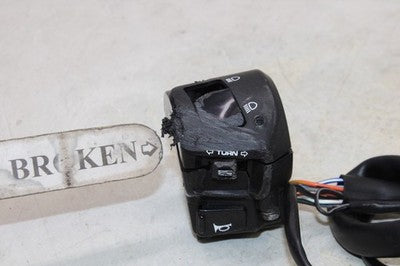 05-06 HONDA CBR600RR OEM LEFT CLIP ON HANDLE HORN SIGNALS SWITCH SWITCHES