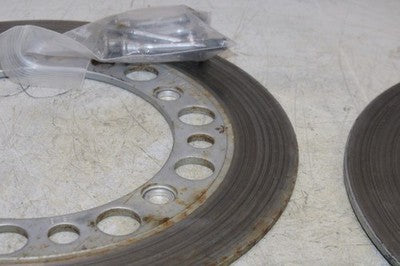 84-85 HONDA SHADOW 700 VT700C OEM FRONT LEFT RIGHT BRAKE ROTORS DISCS