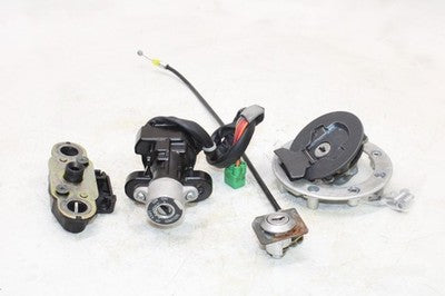 01-02 SUZUKI GSXR 1000 OEM IGNITION LOCK SET W/ GAS CAP SEAT LOCK !no Key!