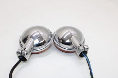 88-97 YAMAHA VIRAGO 750 XV750 OEM FRONT LEFT RIGHT TURN SIGNALS LIGHT INDICATORS