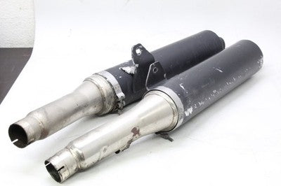 1992 KAWASAKI NINJA 600R ZX600C OEM EXHAUST PIPES MUFFLERS SLIP ON CAN SILENCER