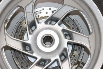 2006 YAMAHA MAJESTY 400 YP400 OEM REAR BACK WHEEL RIM W TIRE