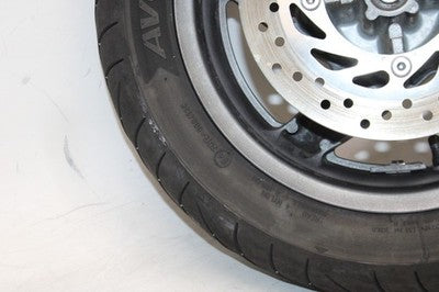 04-07 HONDA REFLEX SPORT 250 NSS250S OEM FRONT WHEEL RIM W TIRE