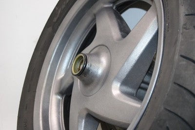 04-07 HONDA REFLEX SPORT 250 NSS250S OEM FRONT WHEEL RIM W TIRE