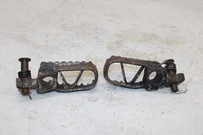 1992 KAWASAKI KX250 OEM LEFT RIGHT FOOT RESTS PEGS