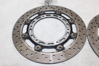 00-03 YAMAHA YZF R1 OEM FRONT LEFT RIGHT BRAKE ROTORS DISCS