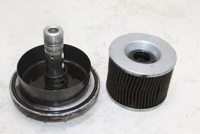 1981 KAWASAKI KZ750 OEM ENGINE OIL FILTER W COVER