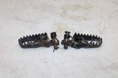 1992 KAWASAKI KX250 OEM LEFT RIGHT FOOT RESTS PEGS