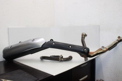 2006 SUZUKI VSTROM 650 DL650 OEM FULL EXHAUST SYSTEM HEADERS PIPE MUFFLER