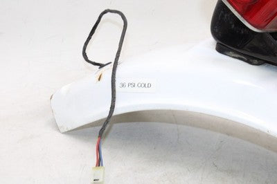 1996 KAWASAKI KZ1000P POLICE OEM REAR BACK WHEEL FENDER MUD GUARD W TAIL LIGHT