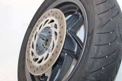 04-07 HONDA REFLEX SPORT 250 NSS250S OEM FRONT WHEEL RIM W TIRE