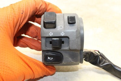 2007 KAWASAKI NINJA ZX6R ZX600P OEM LEFT CLIP ON HANDLE HORN SIGNALS SWITCH
