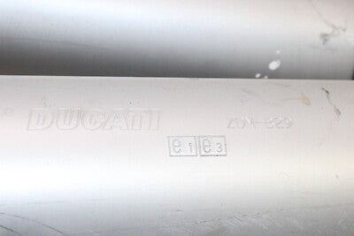2005 DUCATI MONSTER 620 OEM EXHAUST PIPE MUFFLER SLIP ON CAN SILENCER PAIR