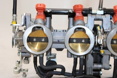 24-25 KAWASAKI NINJA ZX6R ZX636 OEM MAIN FUEL INJECTORS / THROTTLE BODIES