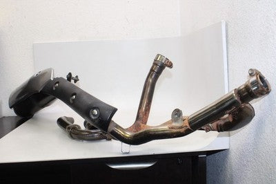 2006 SUZUKI VSTROM 650 DL650 OEM FULL EXHAUST SYSTEM HEADERS PIPE MUFFLER