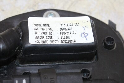 2016 KTM 390 DUKE OEM SPEEDO TACH GAUGES DISPLAY CLUSTER SPEEDOMETER TACHOMETER