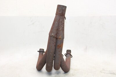 91-92 KAWASAKI NINJA ZX7 ZX750J OEM EXHAUST HEADER PIPES MANIFOLD
