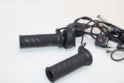2018 KAWASAKI KLR650 OEM THROTTLE HOUSING W HEATED GRIP PAIR