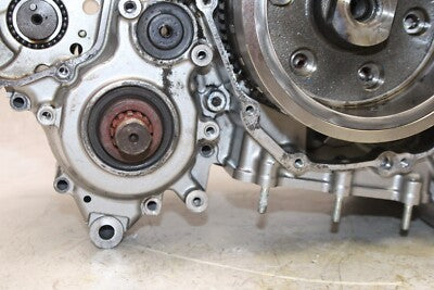2014 SUZUKI VSTROM DL1000A ABS OEM ENGINE CRANKCASE W PISTON FLYWHEEL CRANKSHAFT