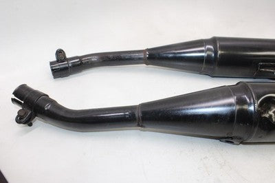 92-05 KAWASAKI NINJA 250R EX250F OEM EXHAUST PIPE MUFFLER SLIP ON CAN PAIR
