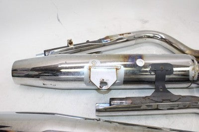 98-05 YAMAHA V STAR 650 XVS650A CLASSIC OEM FULL EXHAUST SYSTEM MUFFLERS
