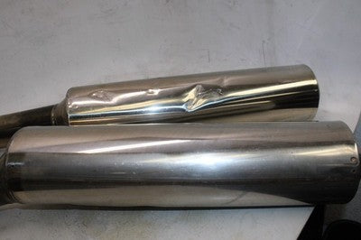 97-03 HONDA CBR1100XX OEM EXHAUST PIPE MUFFLER SLIP ON CAN SILENCER PAIR
