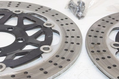 95-96 KAWASAKI NINJA ZX6R ZX600F OEM FRONT LEFT RIGHT BRAKE ROTORS DISCS