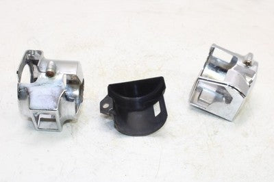 2002 HONDA VTX1800C OEM CHROME SWITCH HOUSING COVERS SET