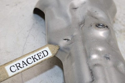 07-23 HONDA CBR600RR OEM REAR BACK MUFFLER EXHAUST PIPE COVER HEAT SHIELD GUARD