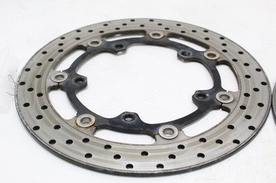 06-09 YAMAHA YZF R6S OEM FRONT BRAKE DISC ROTORS PAIR