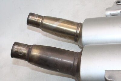 2005 DUCATI MONSTER 620 OEM EXHAUST PIPE MUFFLER SLIP ON CAN SILENCER PAIR