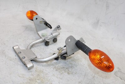 2005 DUCATI MONSTER 620 OEM FRONT LEFT RIGHT TURN SIGNALS LIGHT W BRACKET MOUNT