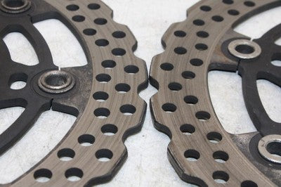 13-16 KAWASAKI NINJA 650 EX650F OEM FRONT LEFT RIGHT BRAKE ROTORS DISCS