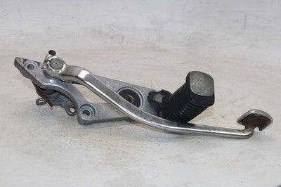 1980 YAMAHA XS850 OEM RIGHT REAR BACK PASSENGER FOOT PEG REST W BRAKE PEDAL