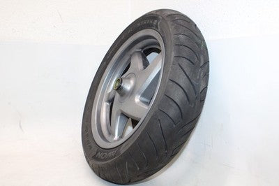 04-07 HONDA REFLEX SPORT 250 NSS250S OEM FRONT WHEEL RIM W TIRE