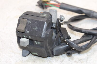 1991 KAWASAKI NINJA ZX7 ZX750J OEM LEFT CLIP ON HANDLE HORN SIGNALS SWITCH