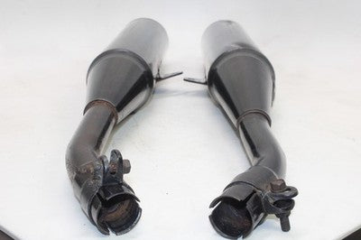 92-05 KAWASAKI NINJA 250R EX250F OEM EXHAUST PIPE MUFFLER SLIP ON CAN PAIR