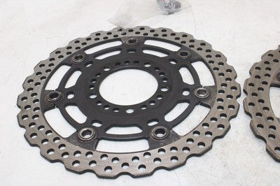 13-16 KAWASAKI NINJA 650 EX650F OEM FRONT LEFT RIGHT BRAKE ROTORS DISCS