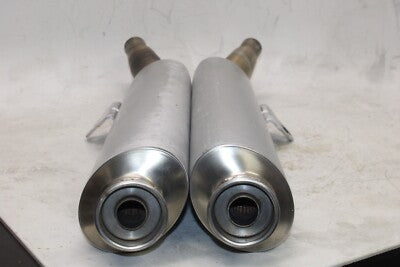 2005 DUCATI MONSTER 620 OEM EXHAUST PIPE MUFFLER SLIP ON CAN SILENCER PAIR