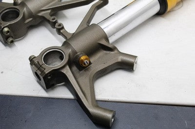 2005 KAWASAKI NINJA ZX6R FRONT FORKS SHOCK SUSPENSION SET PAIR OEM