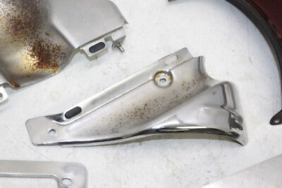 2004 HONDA SHADOW VLX 600 OEM FRONT UPPER FAIRING MISC COVERS BRACKETS