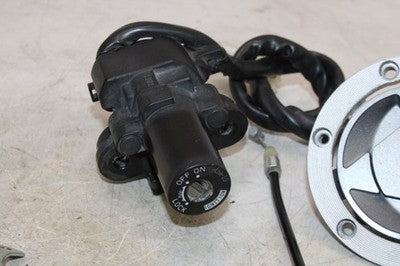 2014 KAWASAKI NINJA 300 EX300A OEM IGNITION LOCK SET W/ GAS CAP SEAT LOCK W KEY