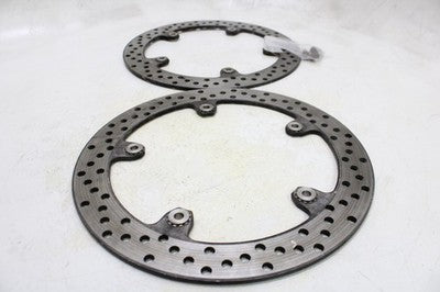 2008 BMW K1200S OEM FRONT LEFT RIGHT BRAKE ROTORS DISCS