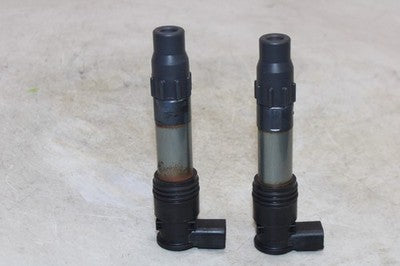 13-17 KAWASAKI NINJA 300 EX300A OEM IGNITION COILS COIL SPARK PLUG CAPS