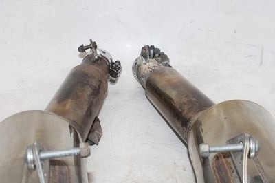 97-03 HONDA CBR1100XX OEM EXHAUST PIPE MUFFLER SLIP ON CAN SILENCER PAIR