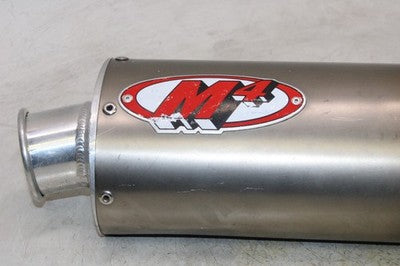 03-06 SUZUKI SV1000S EXHAUST PIPE MUFFLER SLIP ON CAN SILENCER M4